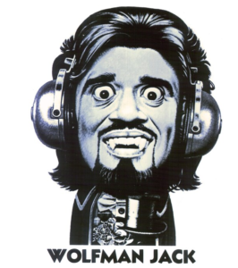 caricature of Wolfman Jack